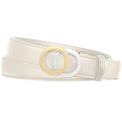 Premium Leather - No 125 CM (Fits waist size upto 44'' Inch) Saffiano - Marble