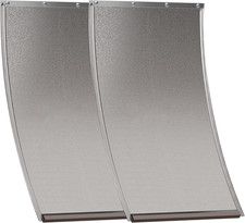 2 Pack Medium Dog Door Replacement Flaps with Screw, Pet Door Replacement Flap C