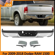 For 2009-2018 Dodge Ram 1500 Wsensor Holesdual Exhaust Chrome Rear Step Bumper For 2009-2018 Dodge Ram 1500 Wsensor Holesdual Exhaust Chrome Rear Step Bumper