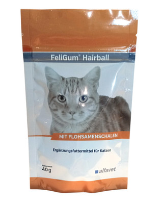 2 x FeliGum Hairball 40g - Haarballenbindung bei Katzen / Feli Gum Haarballen