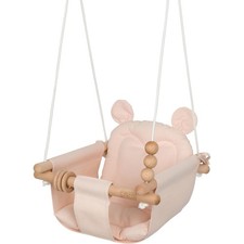 Baby Swing, Pale Pink Indoor Outdoor Portable Hanging Chair - Infant  6 Mont...