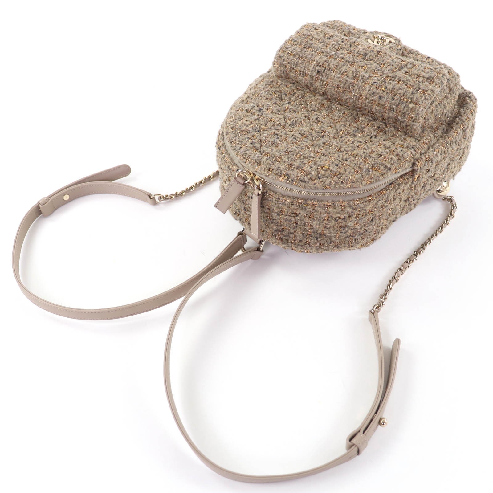 Excellent CHANEL Backpack COCO Mark Turnlock Mate… - image 5