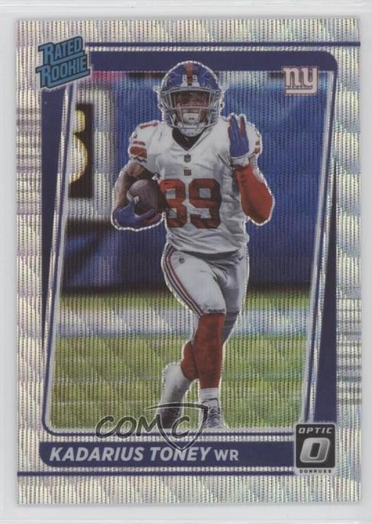 2021 Panini Donruss Optic Rated Rookie Wave Prizm /299 Kadarius Toney #212 0nr3