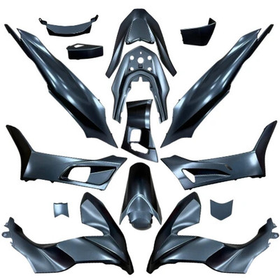 Honda PCX125 PCX 125 21-24 Body Set Komplett Kunststoffabdeckung Matt Grau Metallic
