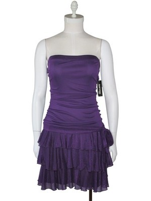 open lace back dress Tube Top Dress Midnight Orchid Purple – Two Palms Aloha Wear Manufacturer main image 0