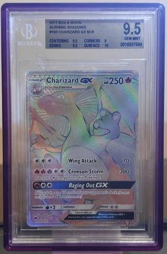 Charizard-GX graded BGS 9.5 for sale on eBay