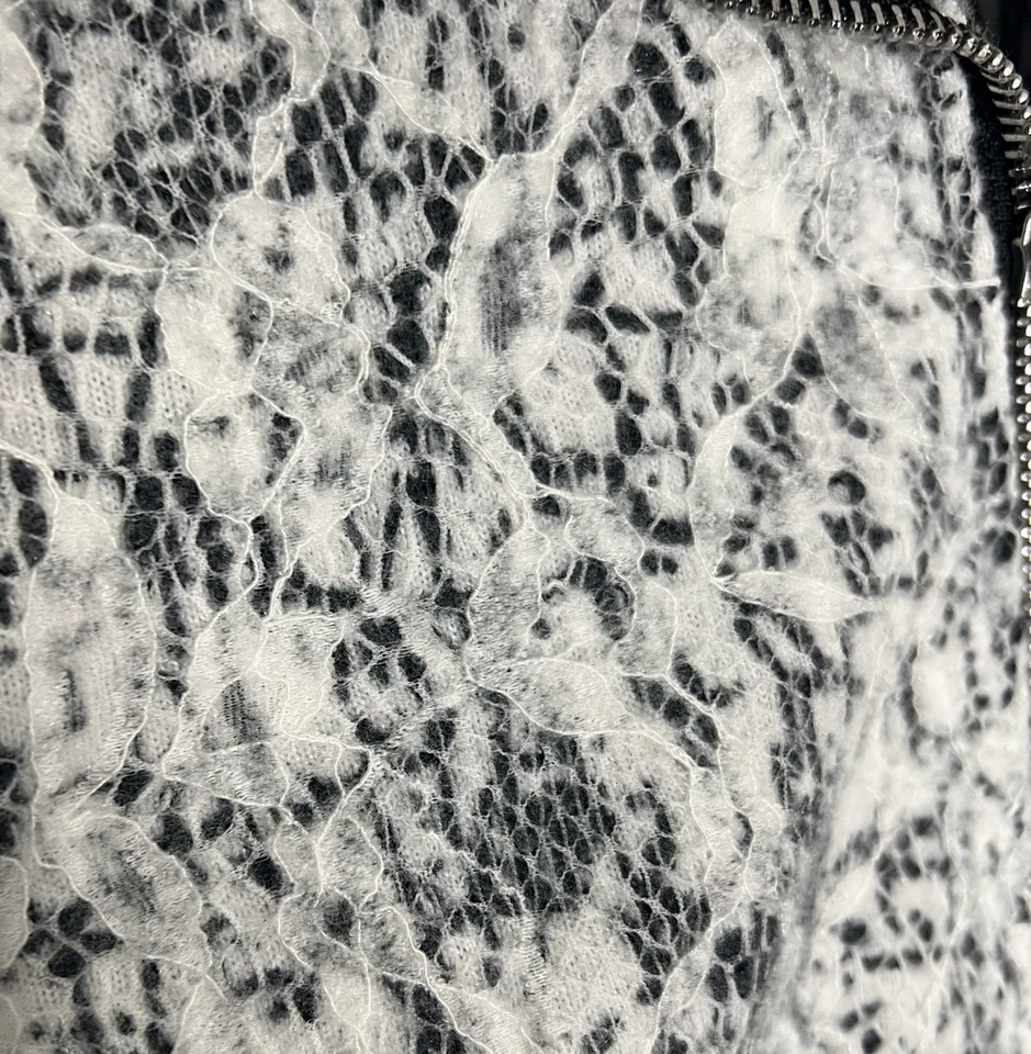 Chaqueta Cathy Daniels Superpuesta de Encaje Manga Larga Cremallera Completa Talla M Mujer Caprichosa Gótica Foto 3 de 4