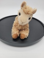 Aurora Llama Brown Plush Stuffed Animal 8" Long
