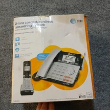 AT&T TL86103 2-Line Corded/Cordless Phone System Connect to Cell Bluetooth