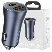 Baseus AutoladegerÄT 40W QC4.0+ PD FÜR Handys MIT USB-ANSCHLÜSSEN USB-C