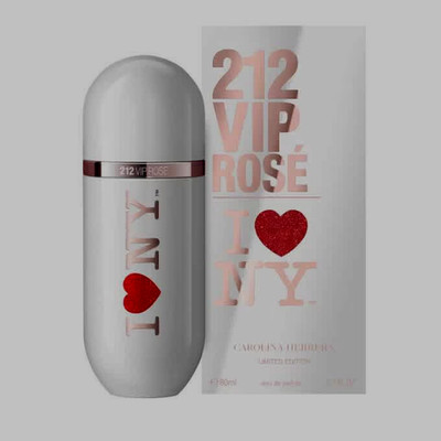 Carolina Herrera 212 Vip Rose I Love NY Womens EDP Spray 80 ml 2.7 FL Oz NIB
