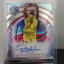 Topps 2024-25 Chrome Certified Autograph Patty Mills #TCAI-PMI Utah Jazz NBA