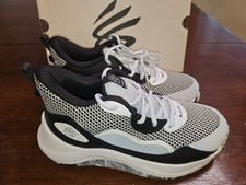 Under Armour Curry 3Z 24 UA Black White Basketball Hoopers Shoes Boys Size 3Y