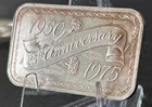 VINTAGE 1975 MADISON MINT FINE SILVER ART BAR - 25th ANNIVERSARY - 1950-1975