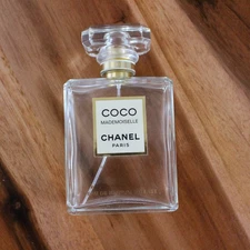 Coco Mademoiselle Chanel Paris EMPTY Bottle Eau De Parfum 3.4 fl oz 100 ml