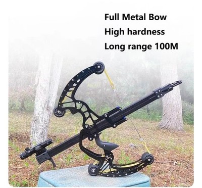 High Precision Adult Outdoor Hunting Slingshot Bow Compound Laser sight included