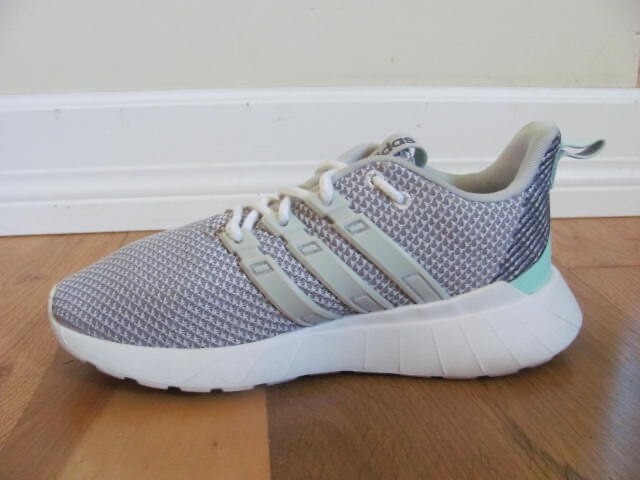 Adidas PWJ 001004 Gray Blue Low Top Running Sneakers Unisex