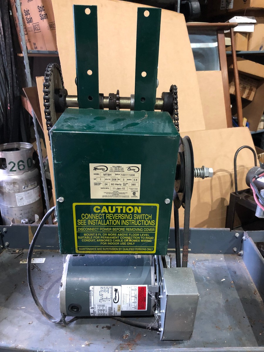 Manaras Opera MTBH heavy duty trolley garage-overhead door opener