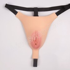 Fake Vagina Silicone Thong Sissy Panties Crossdresser Hiding Gaff Panty