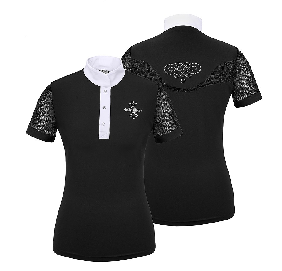 Fair Play torneo camisa torneo blusa camisa show cecile 2.0 negro nuevo Fair Play Play Play torneo camisa torneo blusa camisa show cecile 2.0 negro nuevo 982f38