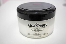 Polvo Acrílico Blanco 200 ml de PEGA NAILS Mega Barato