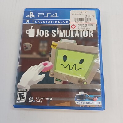 PS4 VR Job Simulator Game 2017 PlayStation VR Simulation
