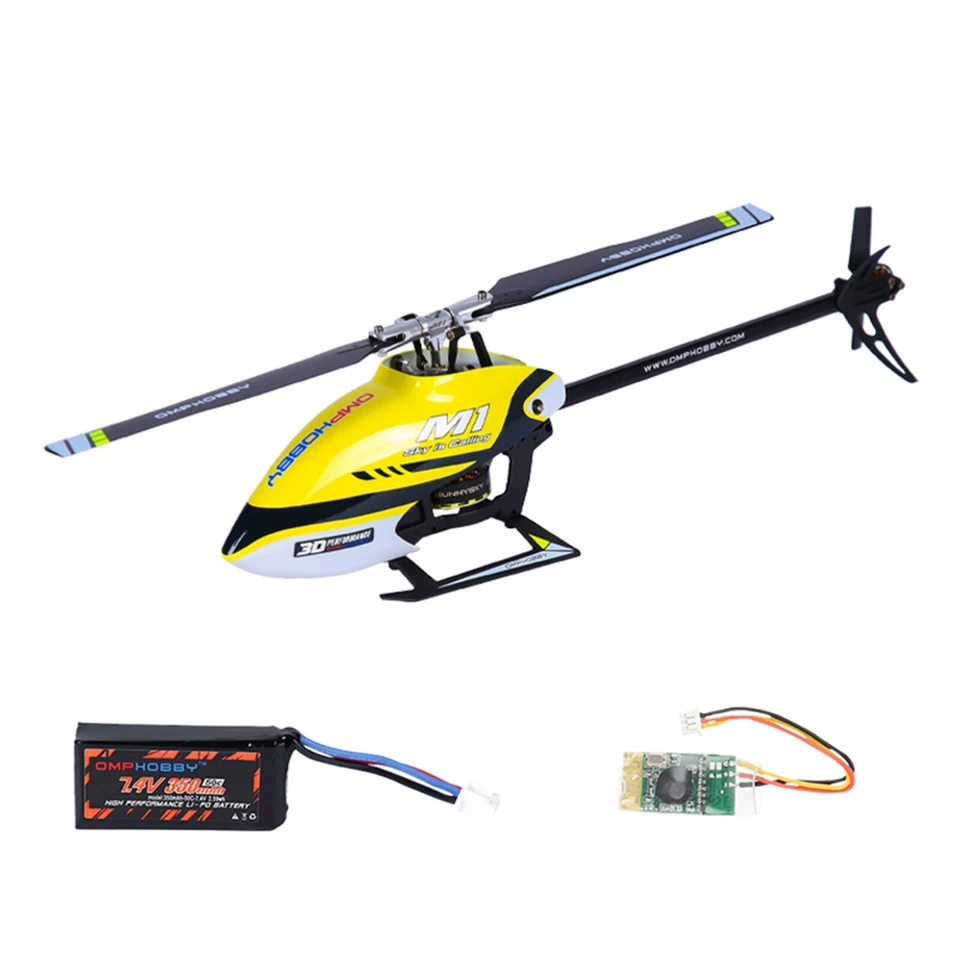 OMPHOBBY M1 V1 RC Helicopter Small Electric Heli PNP - Image 3 of 4
