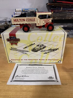 Matchbox Collectibles YAS02-M Steam Powered Vehicles Foden Coal Truck Hulton NIB