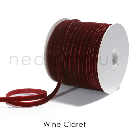 Cinta Terciopelo 7mm,Terciopelo Boda Nupcial Decoración joyería artesanal - Imagen 51 de 56