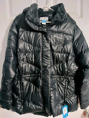 Columbia Women's Extended. Peak to Park Il Insulated Jacket Size 1X. Black