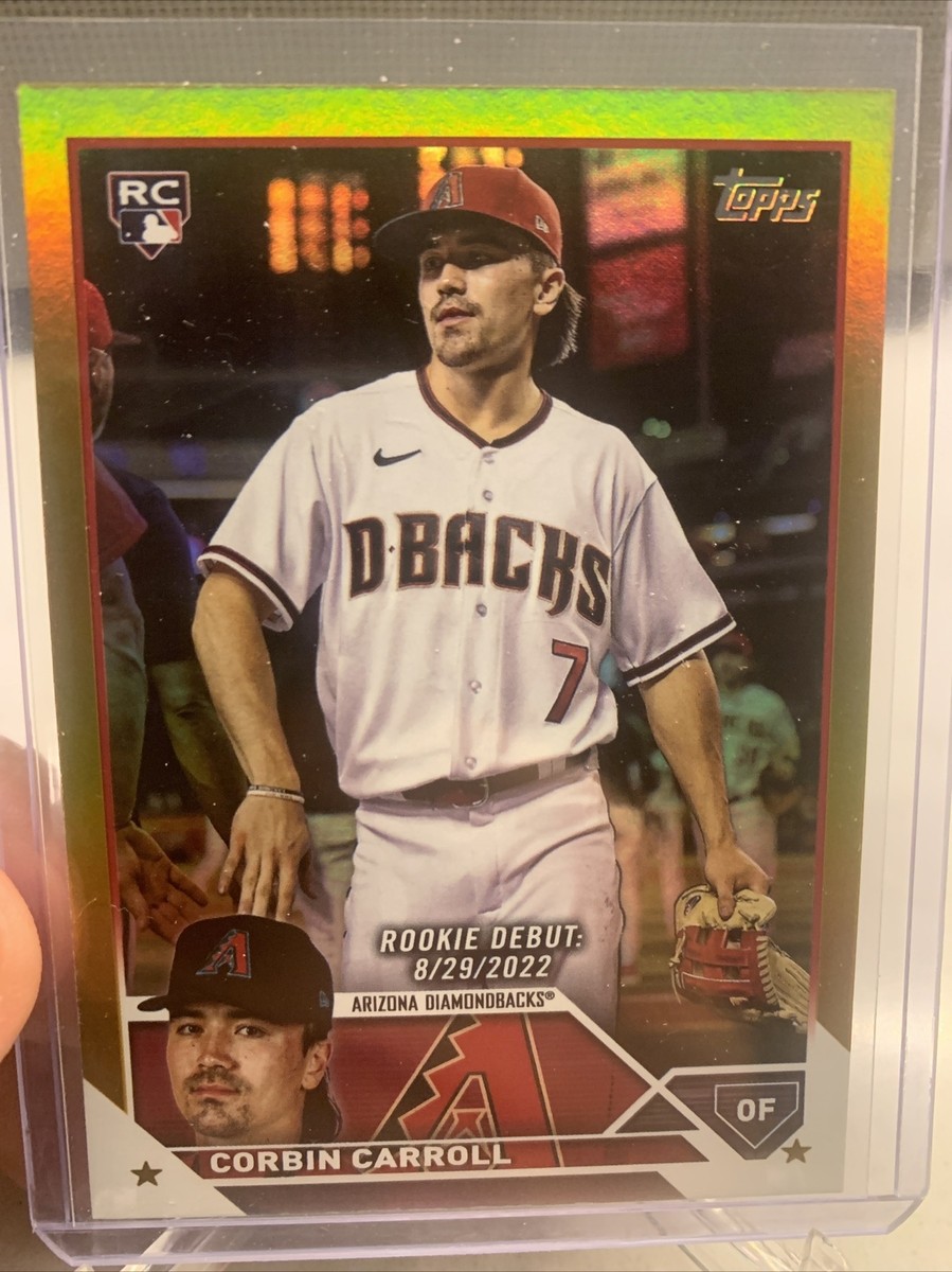 Corbin Carroll 2023 Topps Update RC Auto /199 Black Parallel 直筆