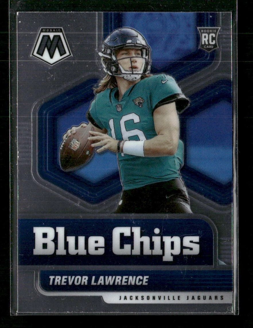 2021 Mosaic Blue Chips #1 Trevor Lawrence