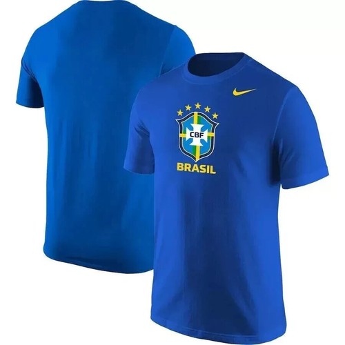 Nike Men's T-Shirt XL Brazil Football Exclusive Product Game Royal NWT