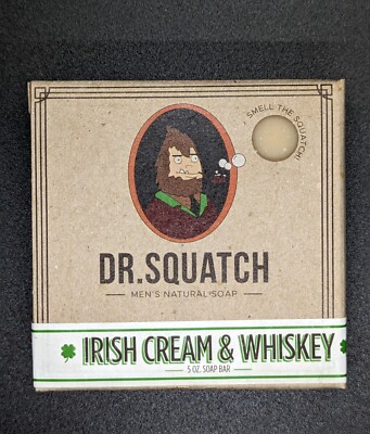 Dr. Squatch OG Irish Cream and Whiskey Bar Soap Limited Edition 5oz (1 Bar)