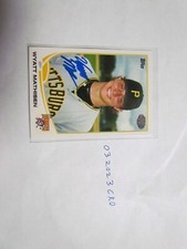2013 Topps Wyatt Mathissen signed baseball Card