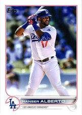 2022 Topps Update #US196 Hanser Alberto   Los Angeles Dodgers