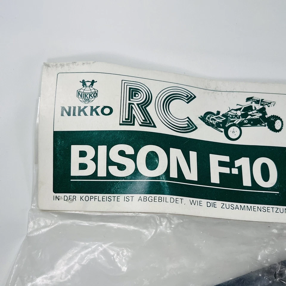 Vintage RC Car Buggy Nikko Rhino Bison F-10 1006 Bumper Side Guard Nerf Bar Set - Image 2 of 4