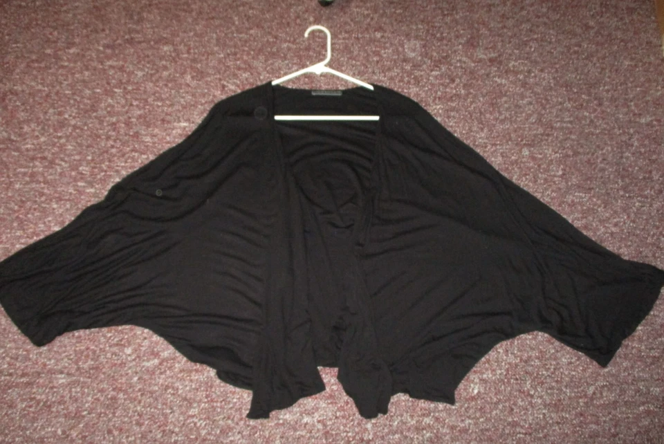 VELVET Black Rayon Cardigan Wrap Sweater Women's Size L - Image 2 of 4