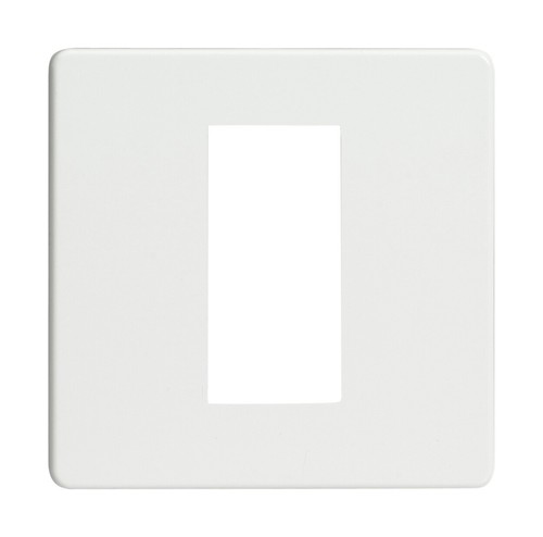 Varilight Screwless Premium White Euro Data Plates & White DataGrid Modules - Picture 2 of 30