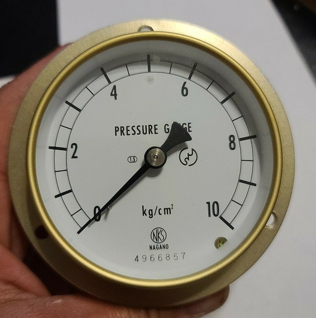 NAGANO KEIKI PRECISION PRESSURE GAUGE 010 kg/cm2 NEW! eBay
