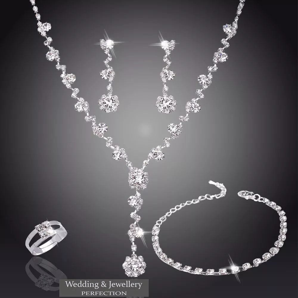 Silver bridesmaid jewelry sale