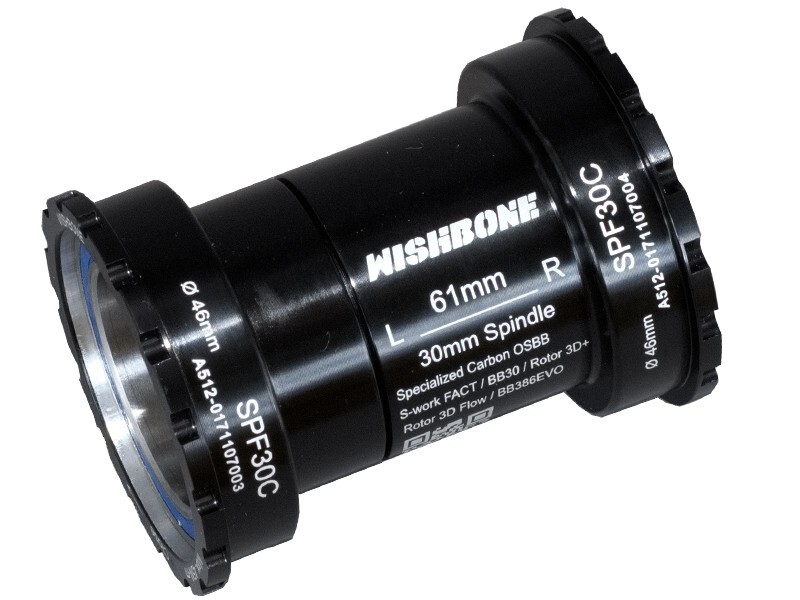 WISHBONE SPF30C ボトムブラケット 30mm WISHBONE SPF30C ROADBIKE BOTTOM BRACKET ROTOR BB30/FSA BB386