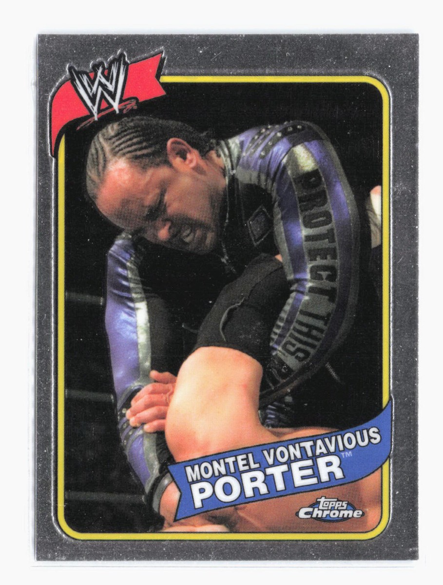 2008 Topps Chrome Heritage III WWE MVP 10 Pro Wrestling Card