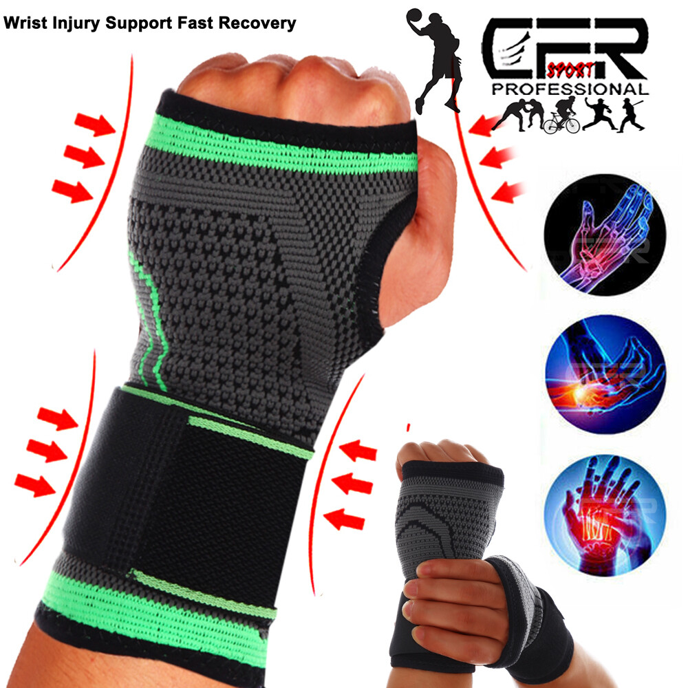 Sport Wrist Brace Support Splint Carpal Tunnel Arthritis Sprain
