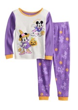 Girl's DISNEY'S MICKEY  MINNIE MOUSE "Trick or Treat" Pajama Set Size 3T NWT