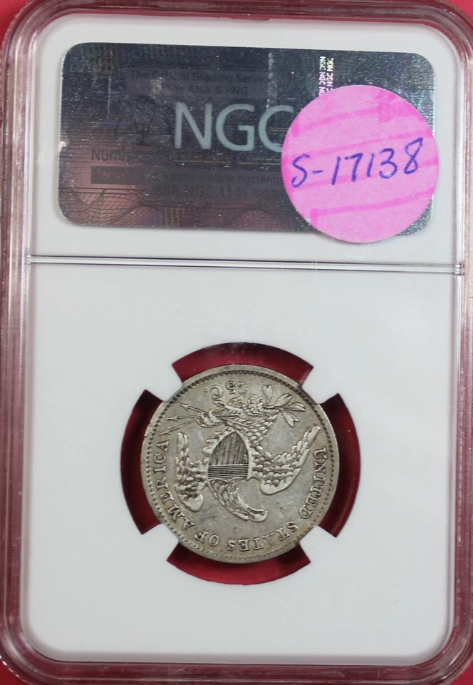 1835 CAPPED BUST QUARTER NGC XF40 - Image 3 of 4