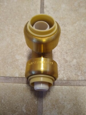 Lot of 5 New Shark Bite Style 1/2 x 1/2'' 90 Degree Elbow Push Connect Fittings
