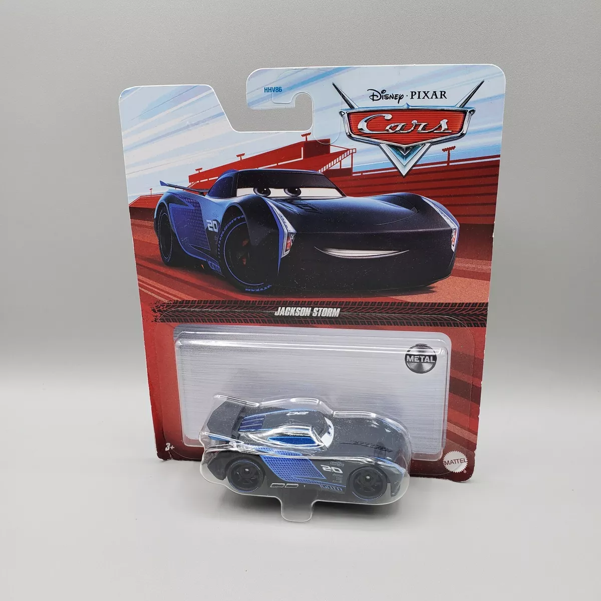 Disney Pixar Cars Jackson Storm With Racing Wheels Metal Series NIP 1 55