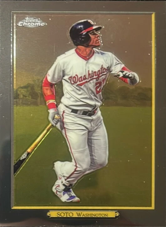 2020 Topps Turkey Red 2020 Chrome Series 1#TRC-95 Juan Soto  - Image 2 of 2