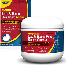 Magnilife Leg  Back Pain Relief Cream, Fast-Acting Pain Relief, Naturally Sooth